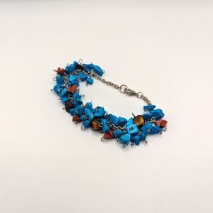 Blue stone bracelet